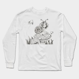 Mushroom Girl Long Sleeve T-Shirt